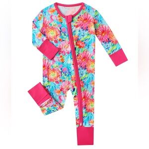 (NWT) Poshtot floral bamboo convertible zippy